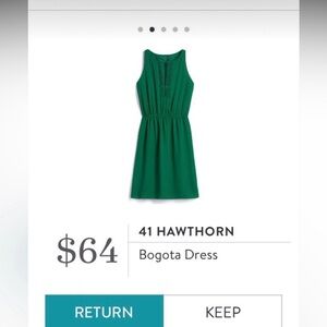 41 Hawthorn Dark Green Bogota Sleeveless Dress